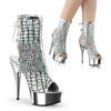 Pleaser - DELIGHT1018HG Bottes de plateforme - Couleur argent Product image